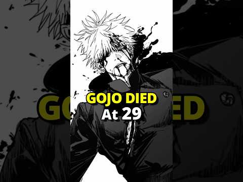 Age at Each Special Grade Died in jjk #gojo #sukuna #yujiitadori