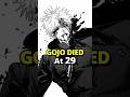 Age At Each Special Grade Died In Jjk Gojo Sukuna Yujiitadori