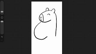 🦫 Cute Capybara Drawing & Coloring! | Easy Art for Kids