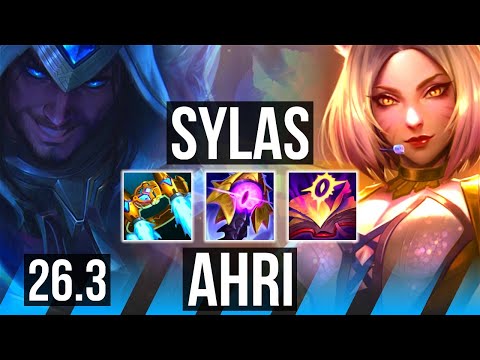 SYLAS vs AHRI (MID) | Good KDA: 16/2/15, 46K damage | KR Challenger | 26.3