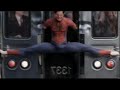 Spider Man Stop the Train with Foot