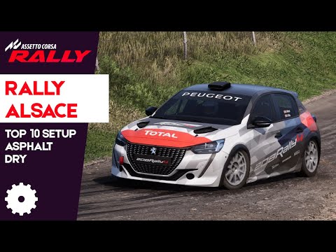 Peugeot 208 Rally4 - ALSACE SETUP | Assetto Corsa RALLY