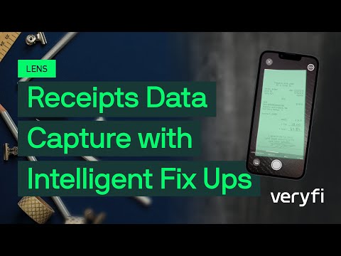 Receipts Data Capture with Intelligent Fix Ups