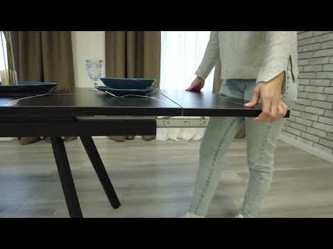 Миниатюра изображения товара Обеденный стол Tetchair Vigo (мрамор черный/черный)