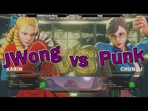 EchoFox|JustinWong vs PG|Punk - SFV at versus 2018