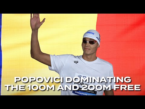Popovici Dominates the 100m & 200m Freestyle | World Championships Singapore 2025