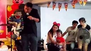 puppet show @ zion's 1st birthday