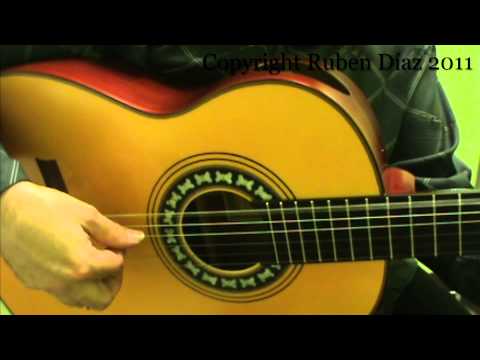 Alegrias (2) Rasgueo Techniques for  Intermediate 3 GFC/ flamencoguitarlessons.eu Ruben Diaz