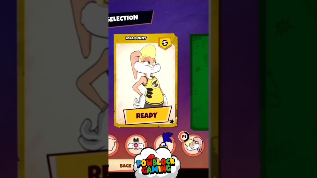 Lola Bunny Lobby Animations in Looney Tunes Wacky World of Sports!