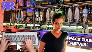 Amstrad Spacebar Repair ft. Ladyfractic & Ashleyfractic | PCW 8256/8512 {Quick Bytes}