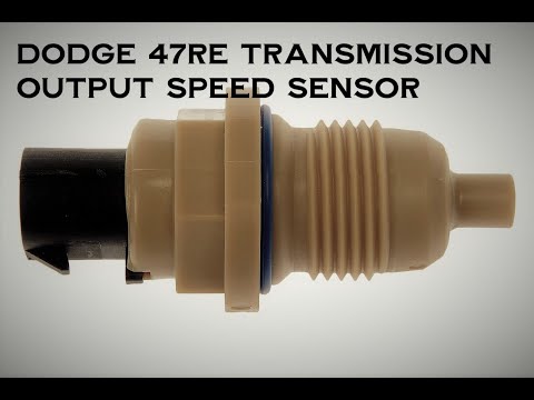 Pull & Replace Transmission Output Speed Sensor, ‘96-02 Dodge 47RE (P0720).
