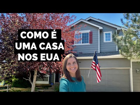 COMO É UMA CASA AMERICANA TRADICIONAL!