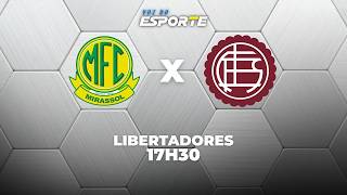 MIRASSOL X LANÚS - AO VIVO | LIBERTADORES – 08/04/2026