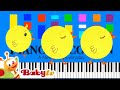 BabyTV All The Chicks Are Squeaking Slow EASY Medium 4K Piano Tutorial