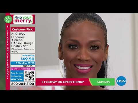 Lancme 3piece L'Absolu Rouge Lipstick Set