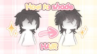 ✨Gacha hair shading tutorial || IbisPaint Only!✨