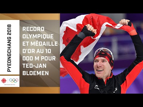 Record olympique et médaille d'or au 10 000 m pour Ted-Jan Bloemen | PYEONGCHANG 2018