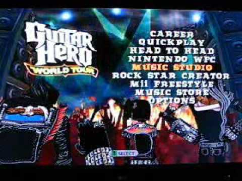 guitar hero world tour wii cheats