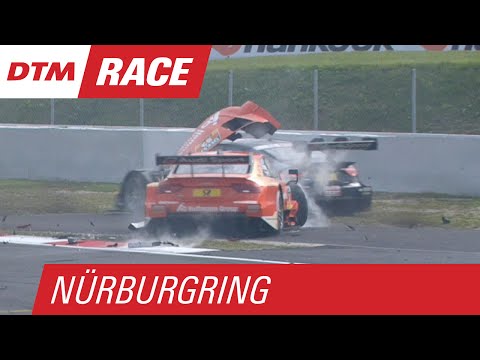 Green Spin Causes a Big Crash! - DTM Nürburgring 2015