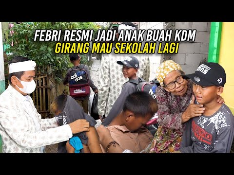 GIRANGNYA FEBRI PAKE BAJU BARU | SETELAH RESMI JADI ANAK BUAH KANG DEDI DAN SIAP SEKOLAH LAGI