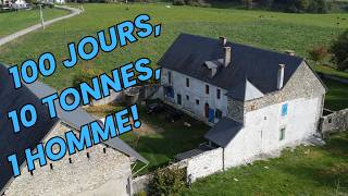 Le chantier à 100 000€ commence : Je rénove les facades en pierres de la maison!