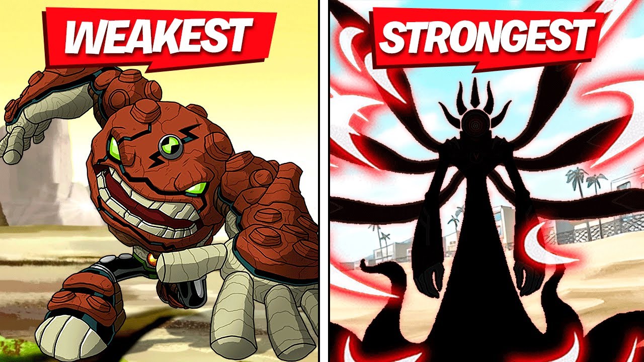 Ranking The Strongest Ben 10 Aliens!