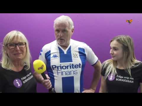 Glenn Hysén tar tempen på bokmässan