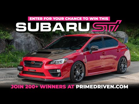 $3 will WIN THIS Beautiful 2016 Red Metallic STI - New Type RA engine, Loads of Carbon Fiber + more!