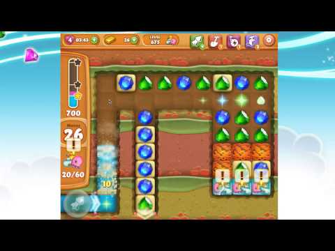 Diamond Digger Saga Level 675 (no boosters or extra moves)