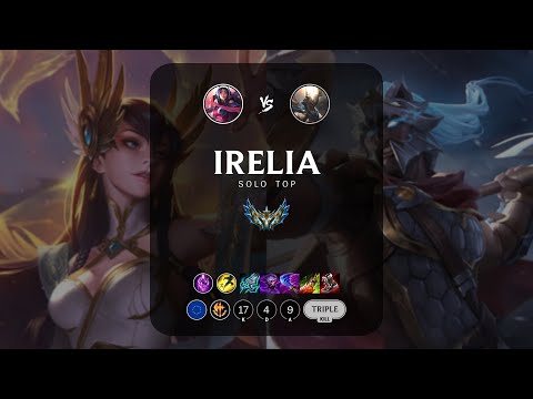 Irelia Top vs Pantheon - EUW Challenger Patch 12.23
