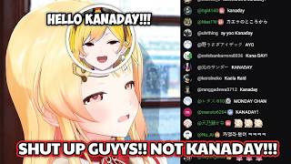 No more Monday-chan!! Kaela raid Kanade and tell her chat to call Kanade as "KANA DAY"
