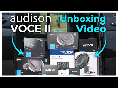 *NEW* Audison VOCE 2 Speakers + Subwoofer & Amp Unboxing! (Ultimate Audio Upgrade)