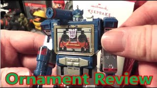 Soundwave G1 Transformers 2017 Hallmark Ornament Review - The No Swear Gamer