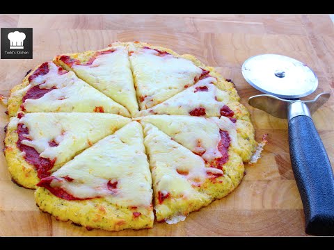 How to make Cauliflower Crust Pizza dough - Keto