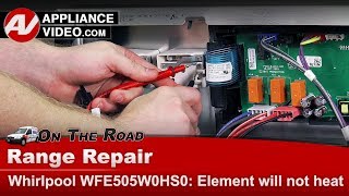 Whirlpool Stove Repair - Element Will Not Heat - 6" Infinite Switch