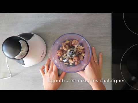 Recette Entremet pomme et châtaigne