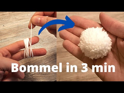 perfekte Bommel mit der Hand machen - So Geht`s Ganz Einfach