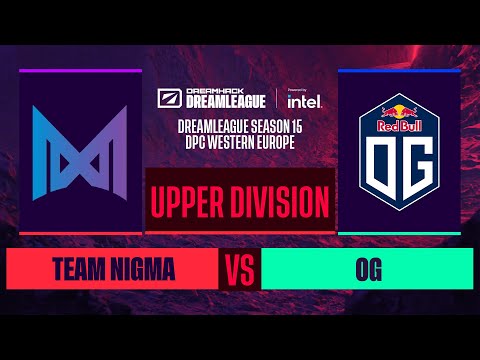 Dota2 - OG vs. Team Nigma - Game 2 - DreamLeague S15 DPC WEU - Upper Division