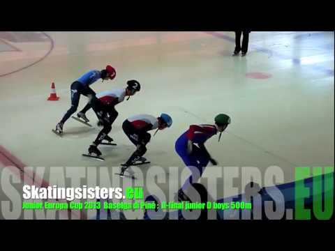 Jr Europa Cup Baselga 2013 500m junior D boys