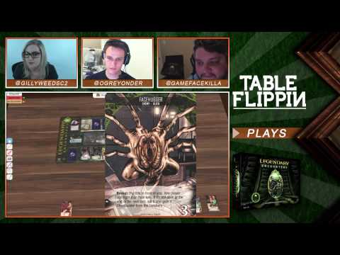 Legendary Encounters: An Alien Deck Building Game - Ep. 2 Gameplay - Table Flippin Board Games