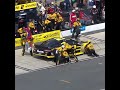 Keselowski hits crew members on pit road #shorts