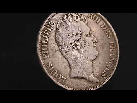 Coin, France, Louis-Philippe, 5 Francs, 1830, Paris, VF(30-35), Silver