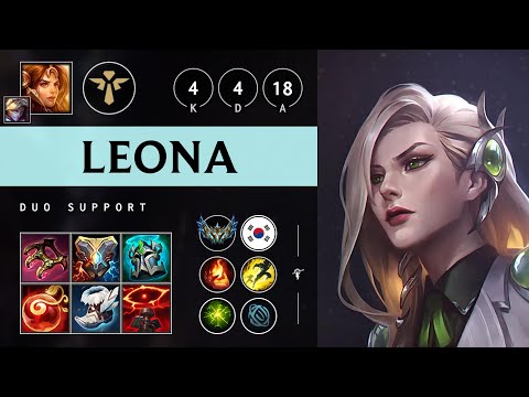 Leona Support vs Rakan - KR Challenger Patch 14.23