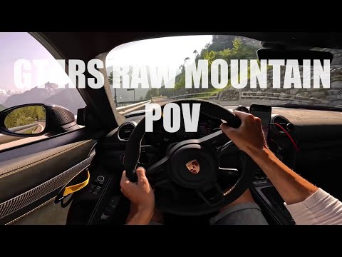 Porsche 718 Cayman GT4 RS | RAW POV Mountain Drive