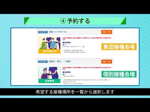 コロナワクチン接種:ご予約はこちらから
