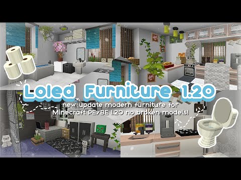 EPIC Modern Furniture Addon for Minecraft PE 1.20+