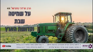 הרב מרדכי נויגרשל - על שמיטה שבת וקדושת הארץ | Rabbi Mordechai David Neugerschel