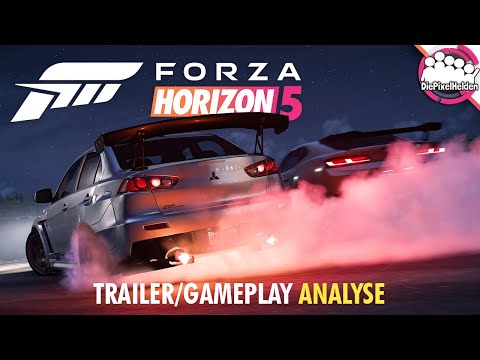 FORZA HORIZON 5 - TRAILER/GAMEPLAY ANALYSE - AMG Project One, Porsche Taycan, schließbare Dächer 😱