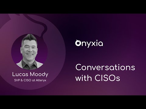 Lucas Moody SVP & CISO at Alteryx - YouTube