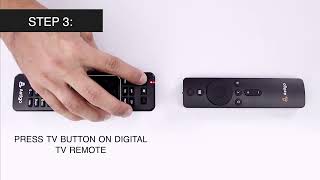How to pair TV remote with Airtel DTH Remote